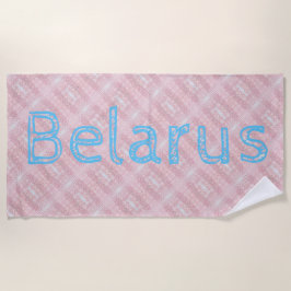 Funky Belarus Folk Cross Starke Strandtuch