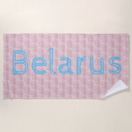 Funky Belarus Folk Cross Starke Strandtuch