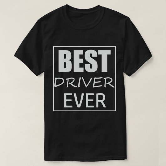Funky Best Driver je T - Shirt Top (Design vorne)