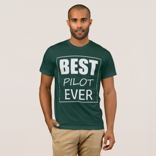Funky Best Pilot je T - Shirt Top (Vorne ganz)