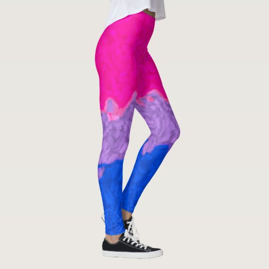 Funky-Bi-Pride-Flag Leggings (Rechts)