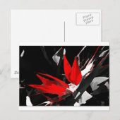 Funky Bird of Paradise Postkarte (Vorne/Hinten)