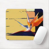 Funky Bird-of-Paradise Tropic Blume Mousepad (Mit Mouse)