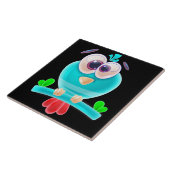 Funky Birdie Groove Fliese (Seite)