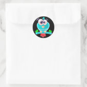 Funky Birdie Groove Sticker (Tasche)