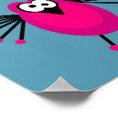 Funky Birds Poster (Ecke)
