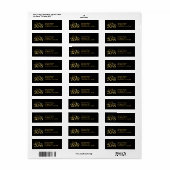 Funky Black and Gold Class 2018 Abschluss (Vorne)