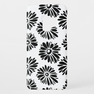 Funky Black and White Floral Case-Mate Samsung Galaxy S9 Hülle