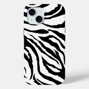 Funky Black and White Zebra Print   Hülle