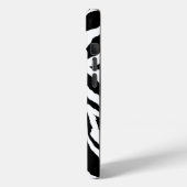 Funky Black and White Zebra Print | Hülle (Rückseite / Links)