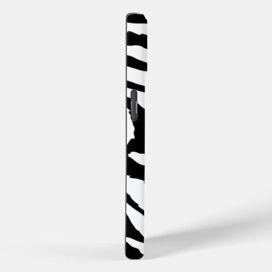 Funky Black and White Zebra Print | Hülle (Rückseite / Rechts)