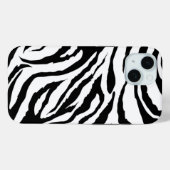 Funky Black and White Zebra Print | Hülle (Rückseite (Horizontal))