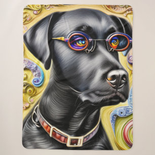 Funky Black Labrador Sherpadecke