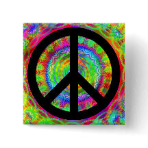 Funky Black Peace Sign