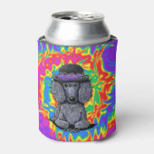 Funky Black Poodle Dosenkühler (Kanne Vorderseite)