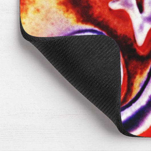 Funky blauer lila orange EidechseGecko südwestlich Mousepad (Ecke)