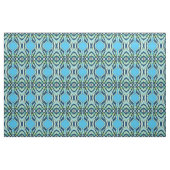 Funky Blaues Muster Stoff (Yard (91,4 cm))