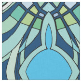 Funky Blaues Muster Stoff (Nahaufnahme)
