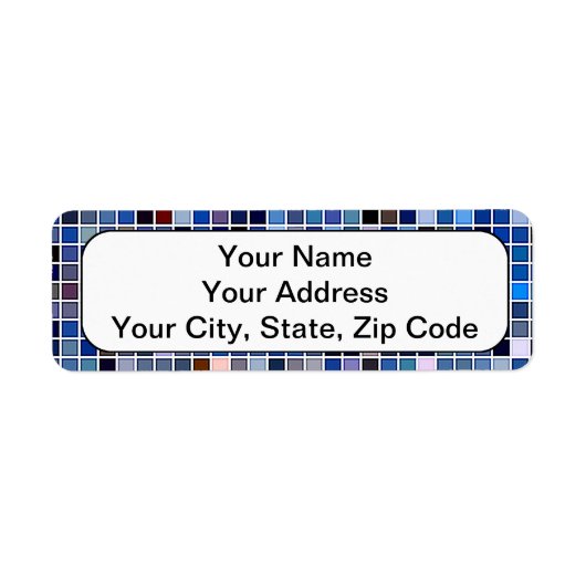 Funky Blue 'Bathroom Tiles' (Vorne)