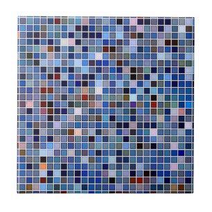 Funky Blue 'Bathroom Tiles' Fliese