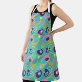 Funky Blue Circles - All-over-Print-Schürze Schürze (InSitu)