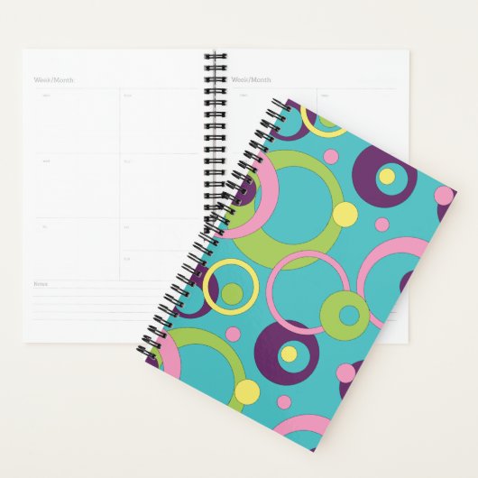 Funky Blue Circles Planer (Anzeige)