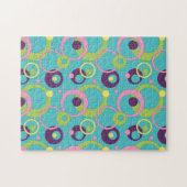 Funky Blue Circles Puzzle (Horizontal)