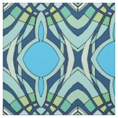 Funky Blue Pattern Stoff (Muster)