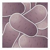Funky Blue Potato Poster (Vorderseite)