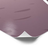 Funky Blue Potato Poster (Ecke)