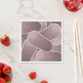 Funky Blue Potato Serviette (Beispiel)