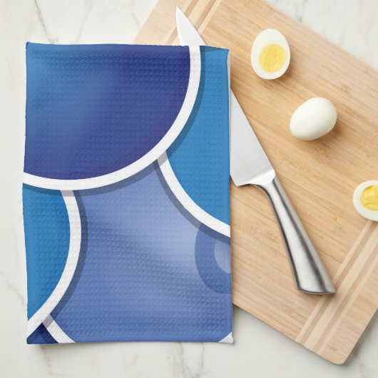 Funky Blueberry Handtuch (Viertel Falte)