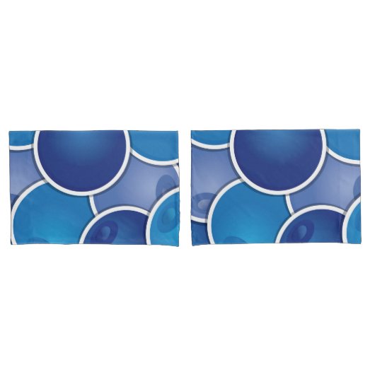 Funky Blueberry Kissenbezug (Vorderseite-Set)