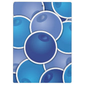 Funky Blueberry Klemmbrett (Rückseite)