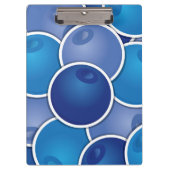 Funky Blueberry Klemmbrett (Vorderseite)