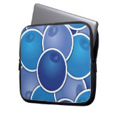 Funky Blueberry Laptopschutzhülle (Vorderseite Links)