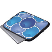 Funky Blueberry Laptopschutzhülle (Vorne Knopf)