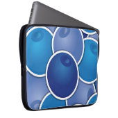 Funky Blueberry Laptopschutzhülle (Vorne Rechts)