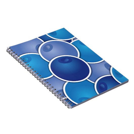 Funky Blueberry Notizblock (Rechte Seite)