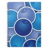 Funky Blueberry Notizblock (Vorderseite)