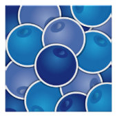 Funky Blueberry Poster (Vorderseite)