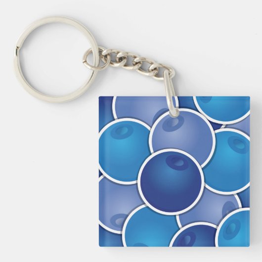 Funky Blueberry Schlüsselanhänger (Vorderseite)