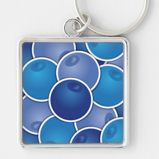 Funky Blueberry Schlüsselanhänger (Vorne)