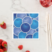 Funky Blueberry Serviette (Beispiel)