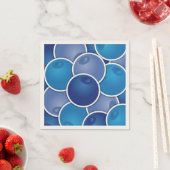 Funky Blueberry Serviette (Beispiel)