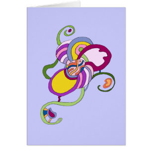 Funky Blume Abstrakt Illustration