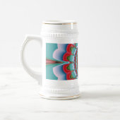 Funky Blume Bierglas (Links)