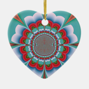 Funky Blume Keramikornament