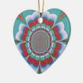 Funky Blume Keramikornament (Links)