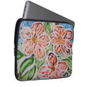 Funky Blume Laptop Sleeve (Vorne Rechts)